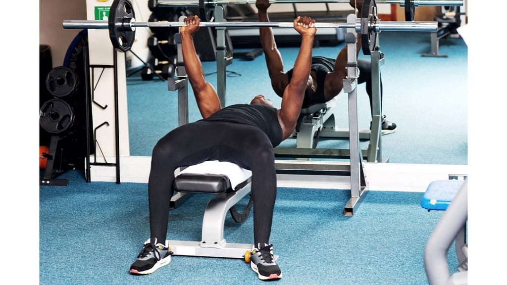 Doing Barbell Bench Press